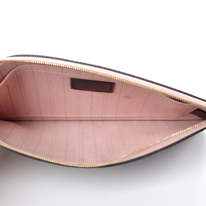 Louis Vuitton Damier Ebene Neverfull MM GM Pochette Rose Ballerine 5 of 12