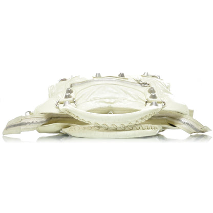 Balenciaga Agneau Giant 21 Silver Hardware CIty White 4 of 10