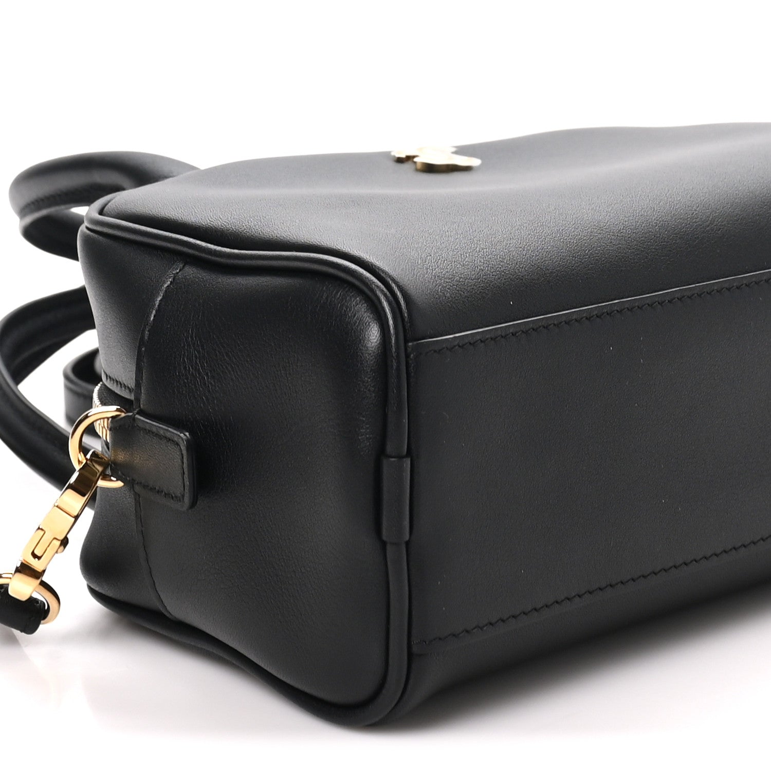 Chanel Calfskin Small Perfect Bowling Bag Black 8 of 11