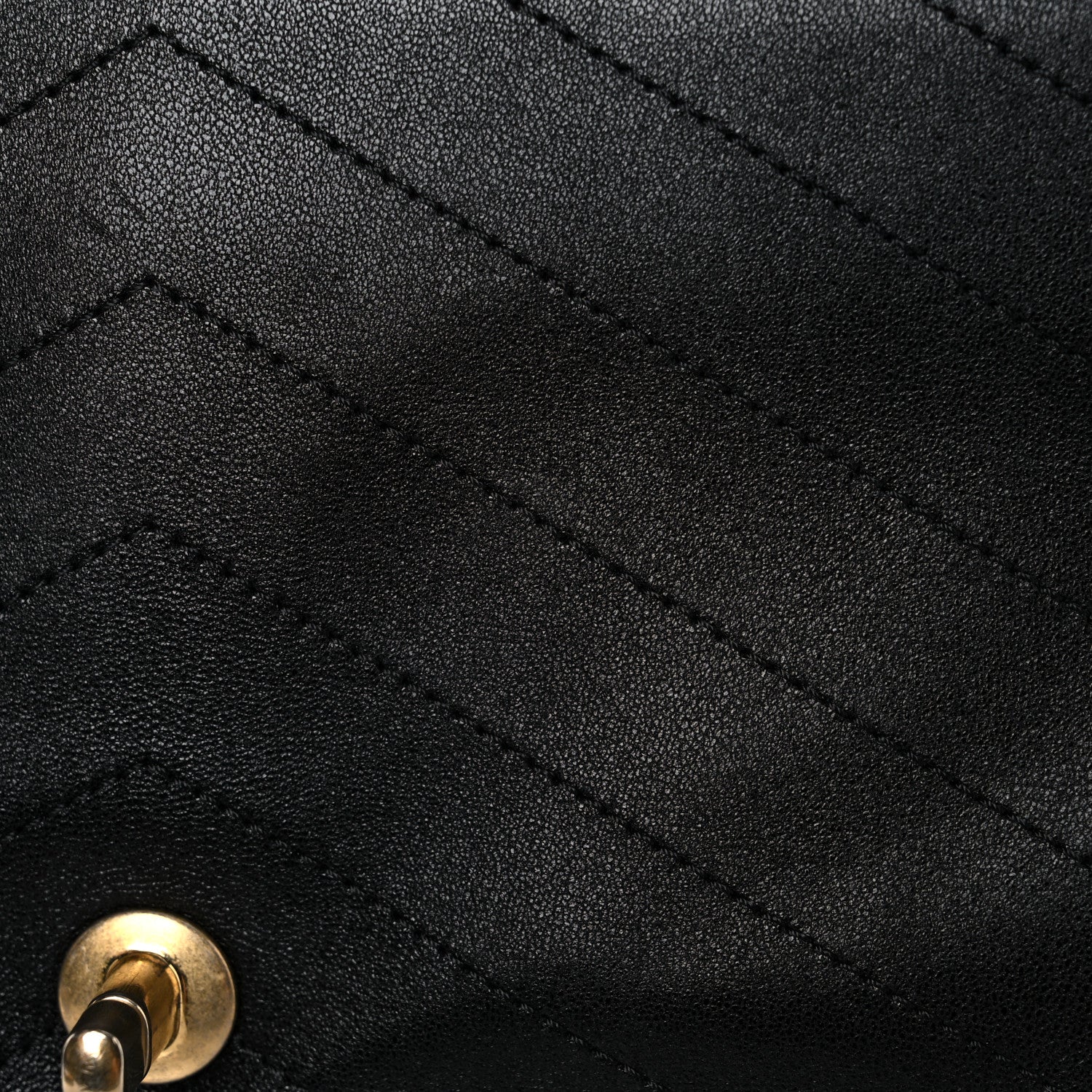 Chanel Lambskin Chevron Quilted Envelope Clutch Black 15 of 16