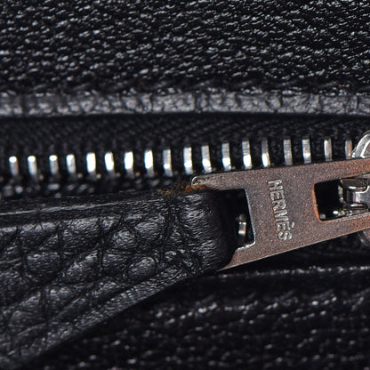 Hermes Taurillon Clemence Birkin 30 Black 15 of 42