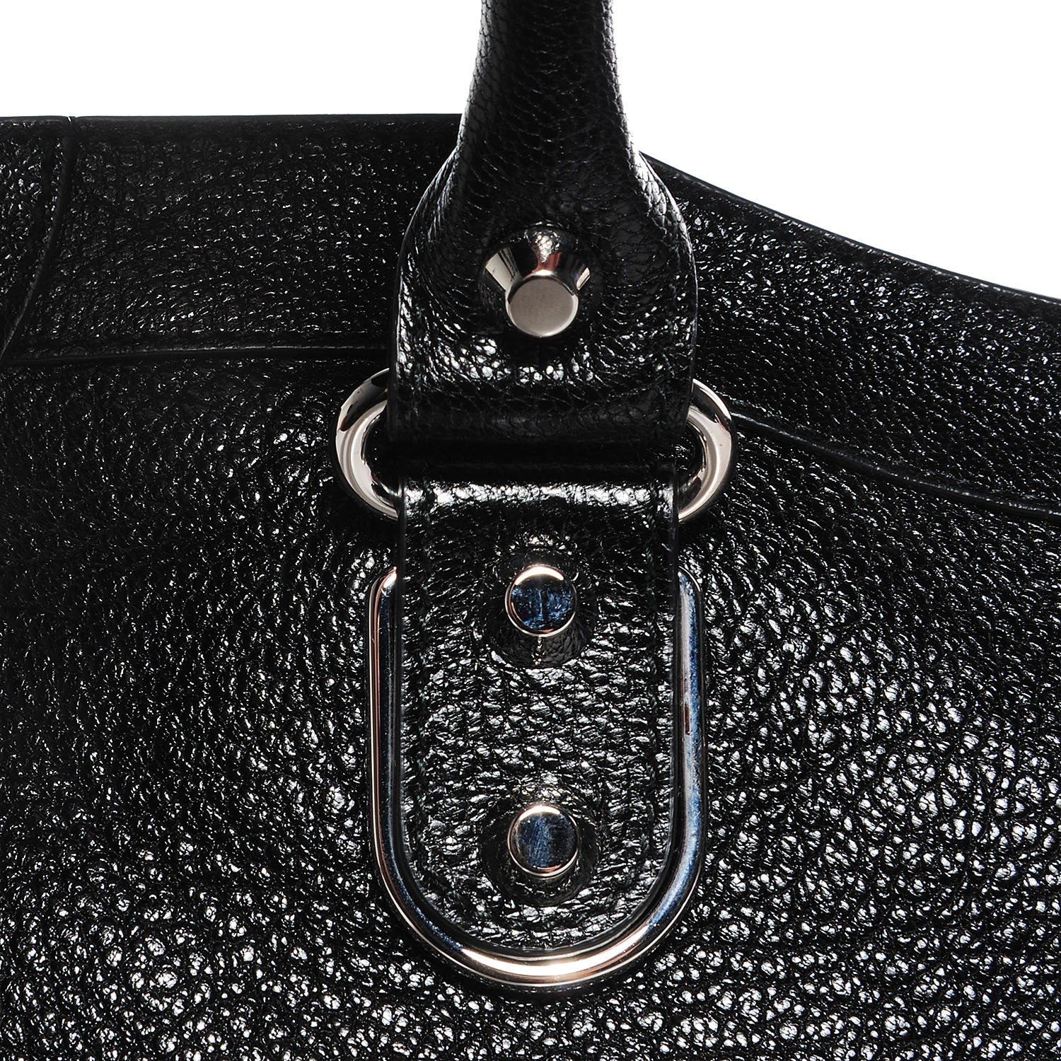 Balenciaga Chevre Silver Metallic Edge Hardware City Black 11 of 14