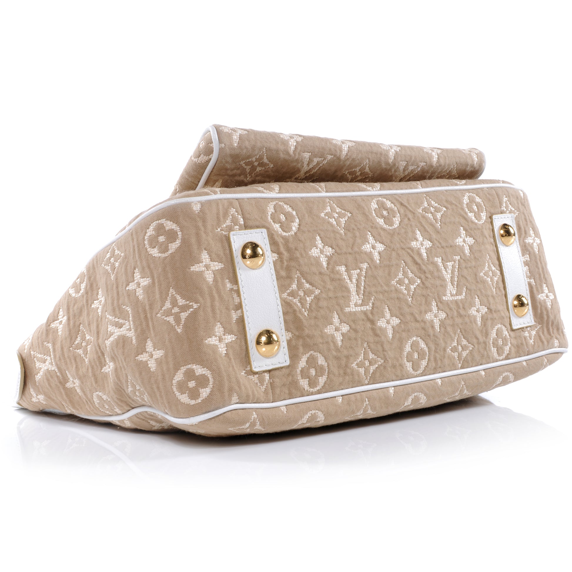 Louis Vuitton Monogram Sabbia Cabas MM White 4 of 9