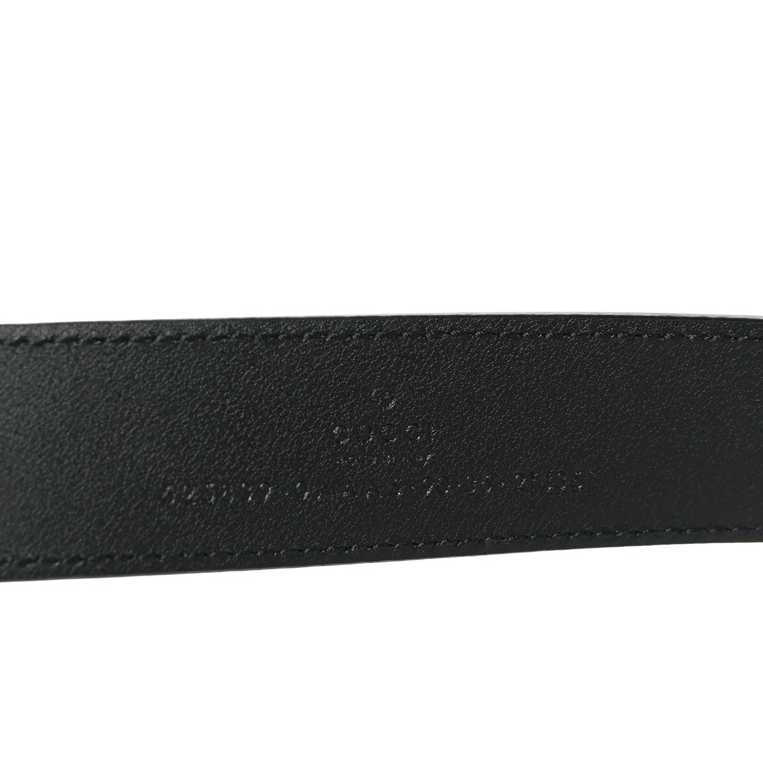 Gucci Plutone Calfskin Double G 30mm Belt 85/34 Black 4 of 5