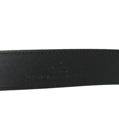 Gucci Plutone Calfskin Double G 30mm Belt 85/34 Black 4 of 5