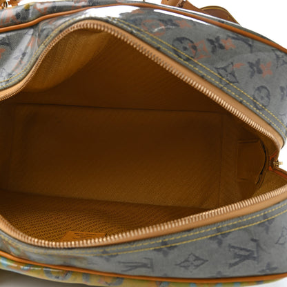 Louis Vuitton Monogram Pulp Defile Weekender GM Yellow 4 of 4
