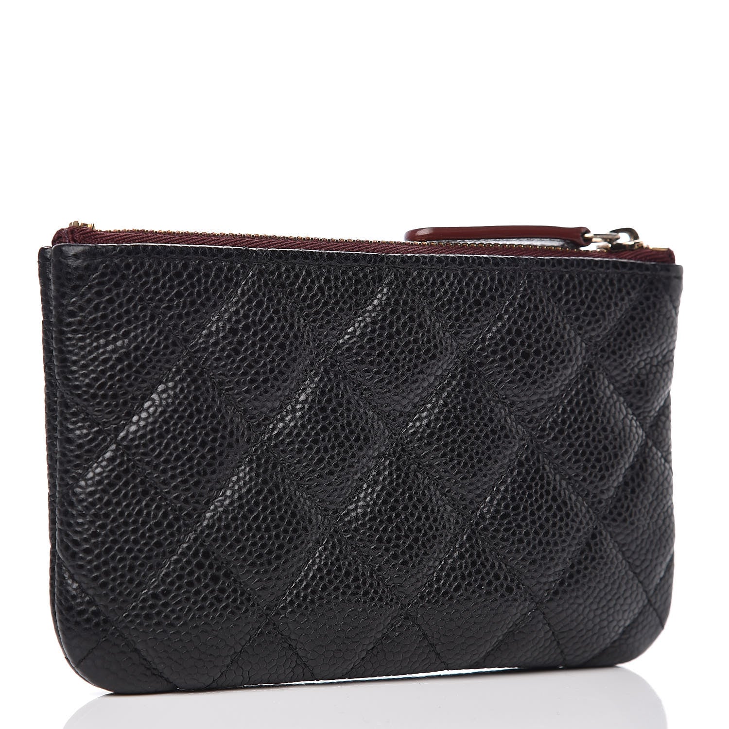 Chanel Caviar Quilted Small Cosmetic Case Black 3 of 8