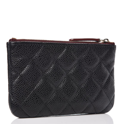 Chanel Caviar Quilted Small Cosmetic Case Black 3 of 8