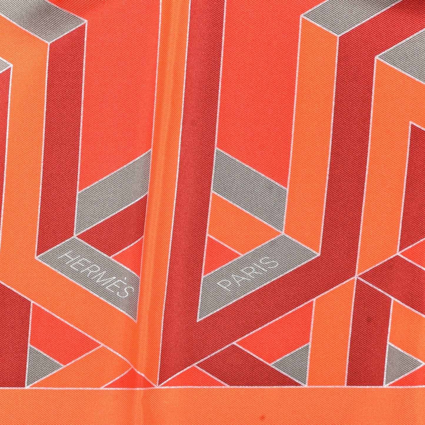 Silk Carre Cube Scarf 90