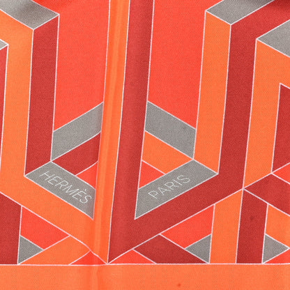 Hermes Silk Carre Cube Scarf 90 2 of 3