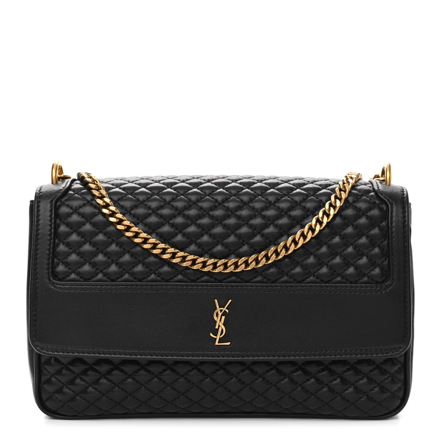 Lambskin Quilted Victoire Shoulder Bag Black
