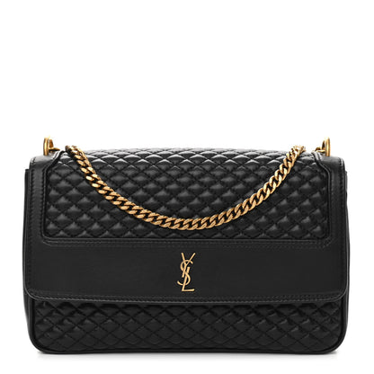 Saint Laurent Lambskin Quilted Victoire Shoulder Bag Black 1 of 13