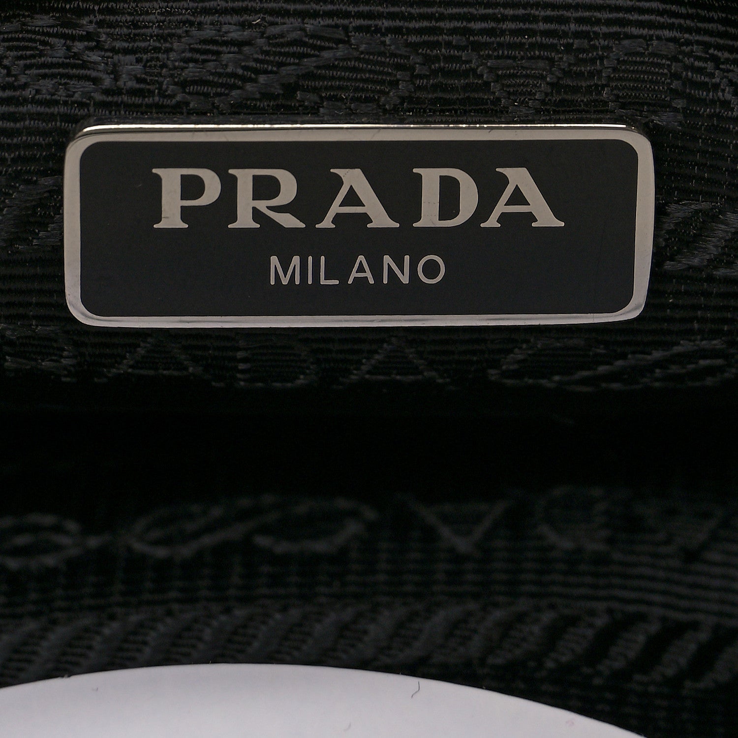Prada Tessuto Nylon Mini Re-Edition 2000 Bag Black 5 of 10