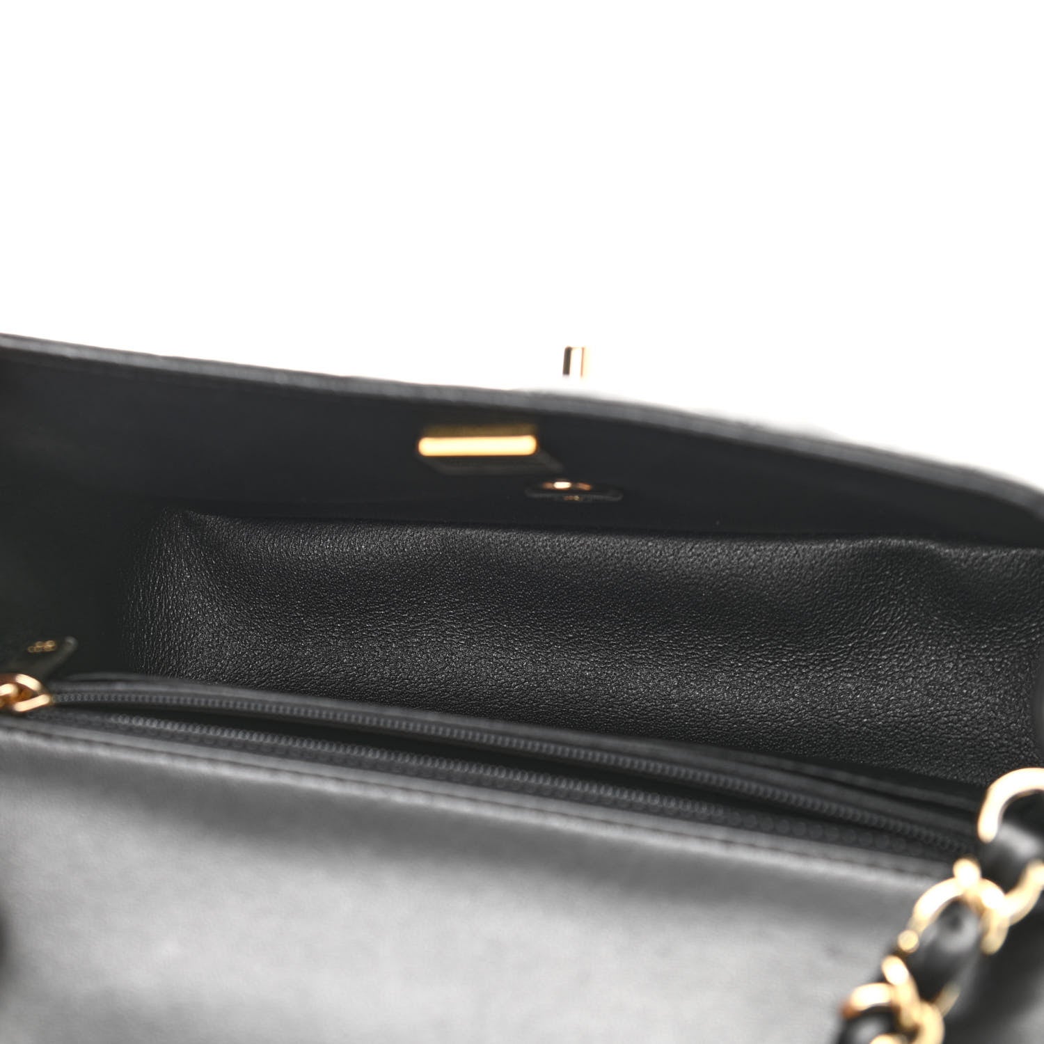 Chanel Lambskin Quilted Mini Rectangular Flap Black 5 of 13