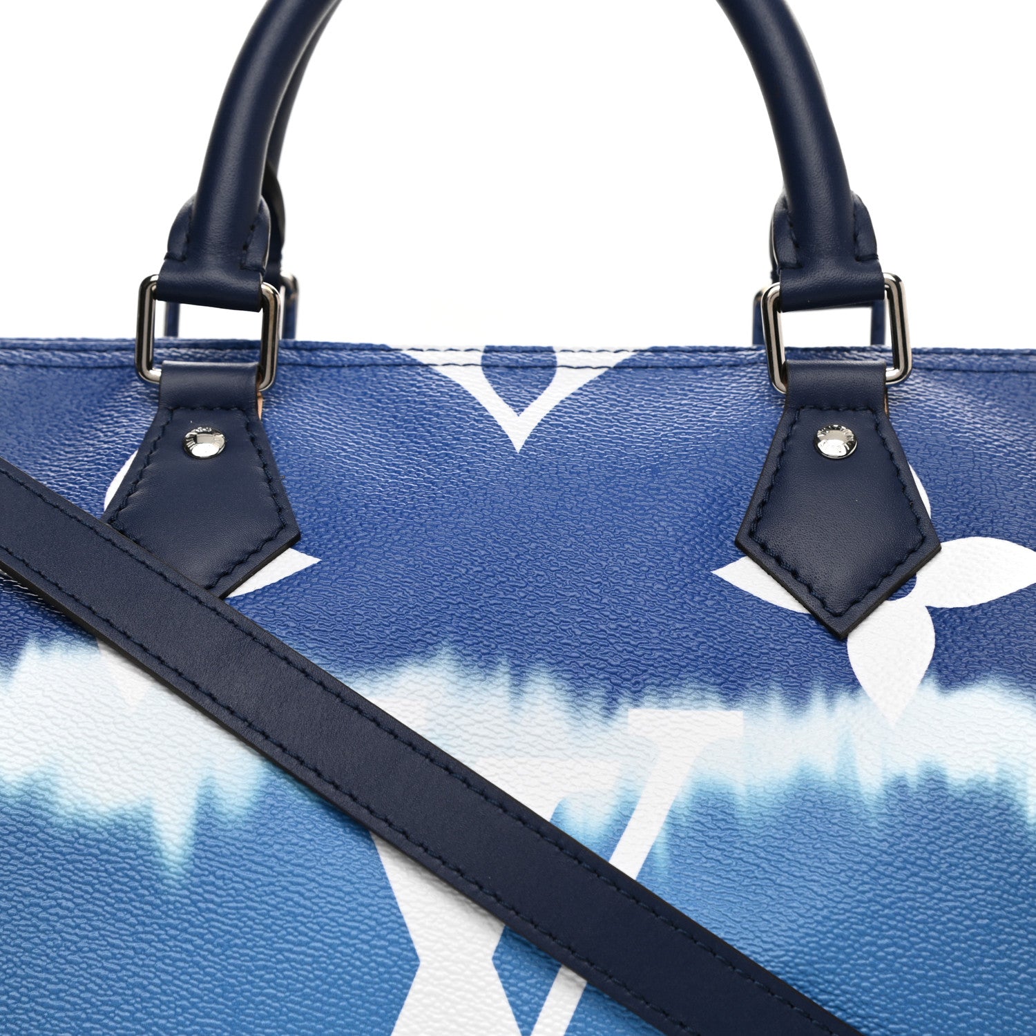 Louis Vuitton Monogram Escale Speedy Bandouliere 30 Blue 9 of 11