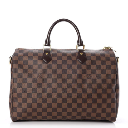 Louis Vuitton Damier Ebene Speedy Bandouliere 35 1 of 12