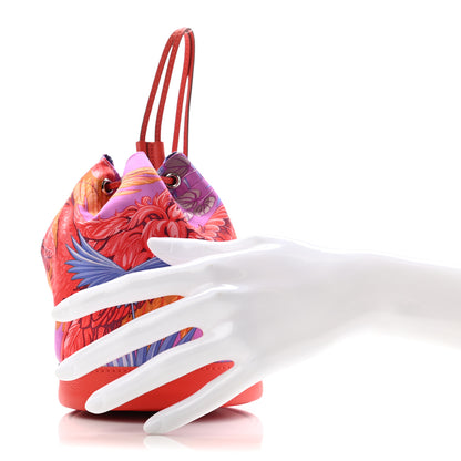 Hermes Silk Swift Flamingo Party Soie Cool Small Capucine 2 of 7