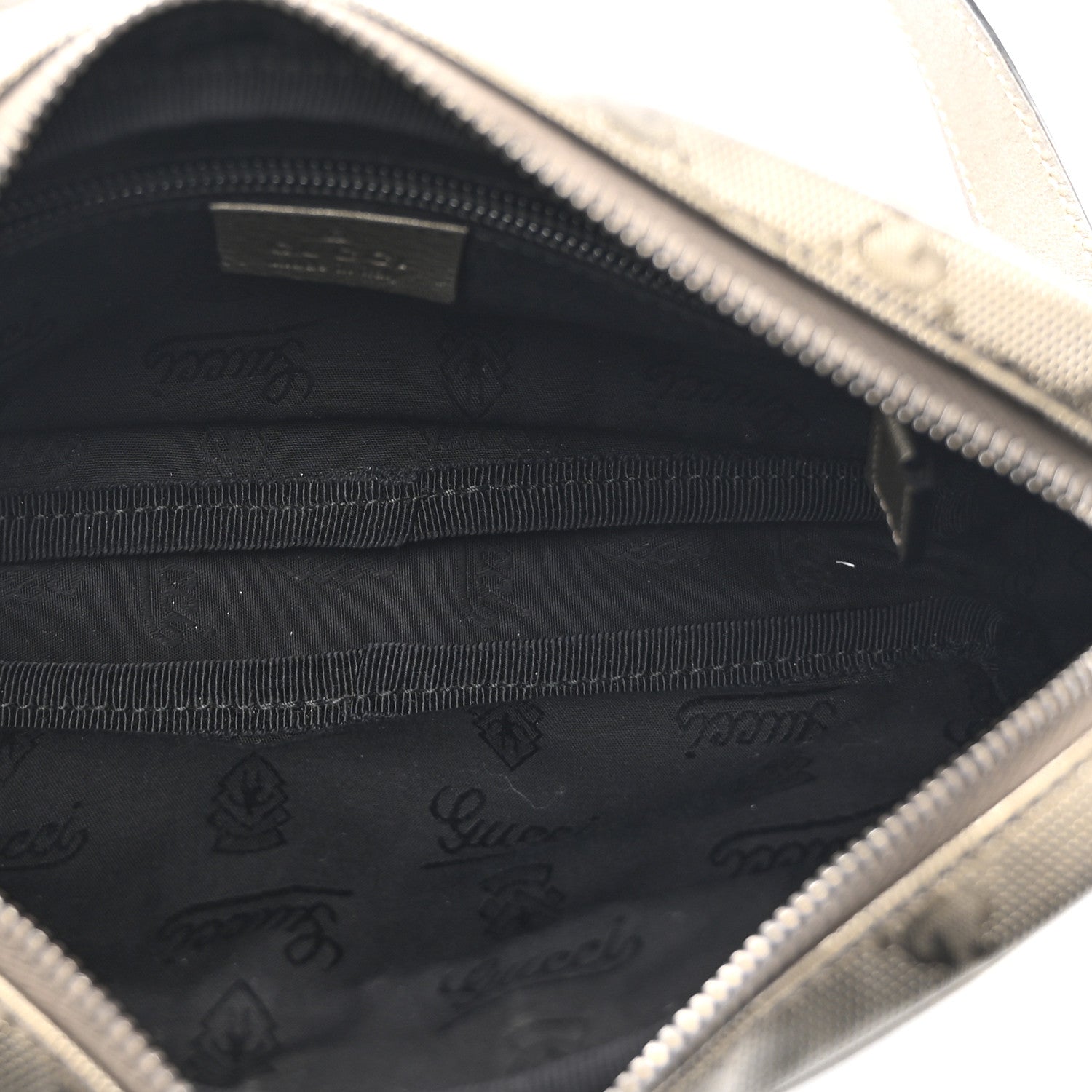 Gucci Imprime Monogram Small Shoulder Bag Silver 5 of 11