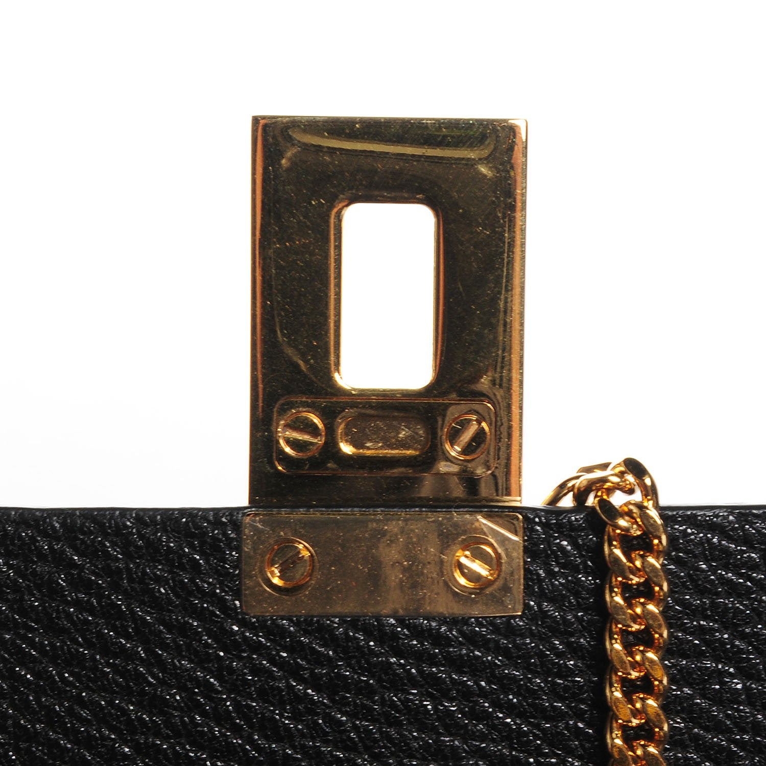 Chloe Grained Lambskin Drew Shoulder Bag Black 7 of 10