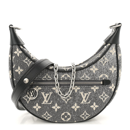 Louis Vuitton Monogram Jacquard Denim Loop Black 1 of 9