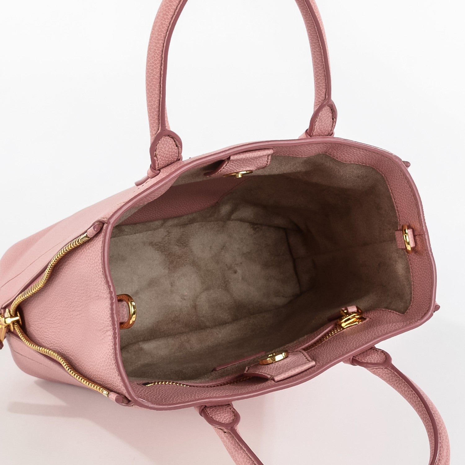 Tom Ford Pebbled Calfskin Small Jennifer Zip Tote Pink 5 of 6