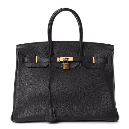 Hermes Togo Birkin 35 Black 1 of 36