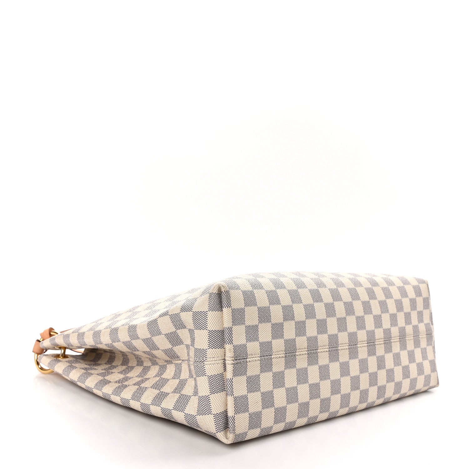 Louis Vuitton Damier Azur Graceful MM Rose Ballerine 4 of 10