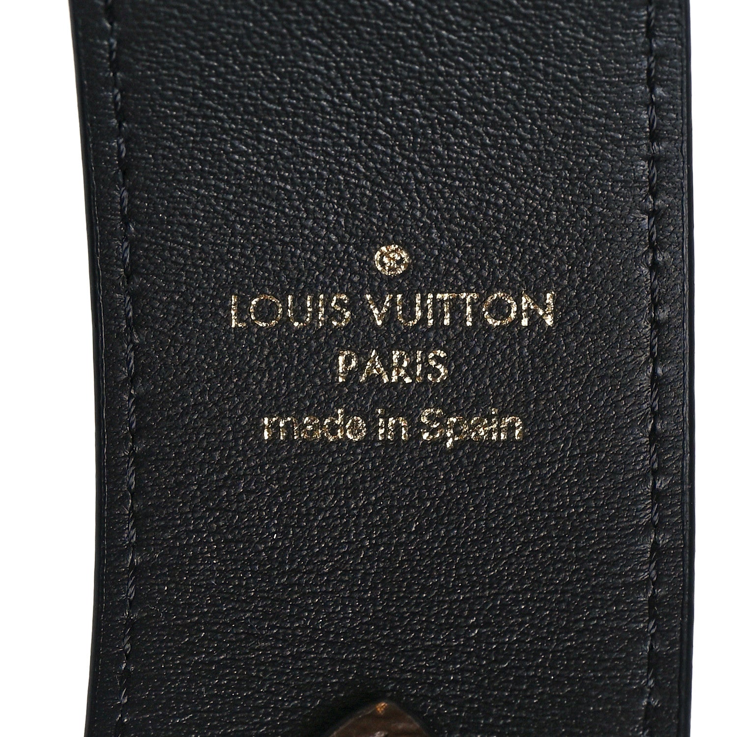 Louis Vuitton Monogram Bandouliere Shoulder Strap Black 4 of 4