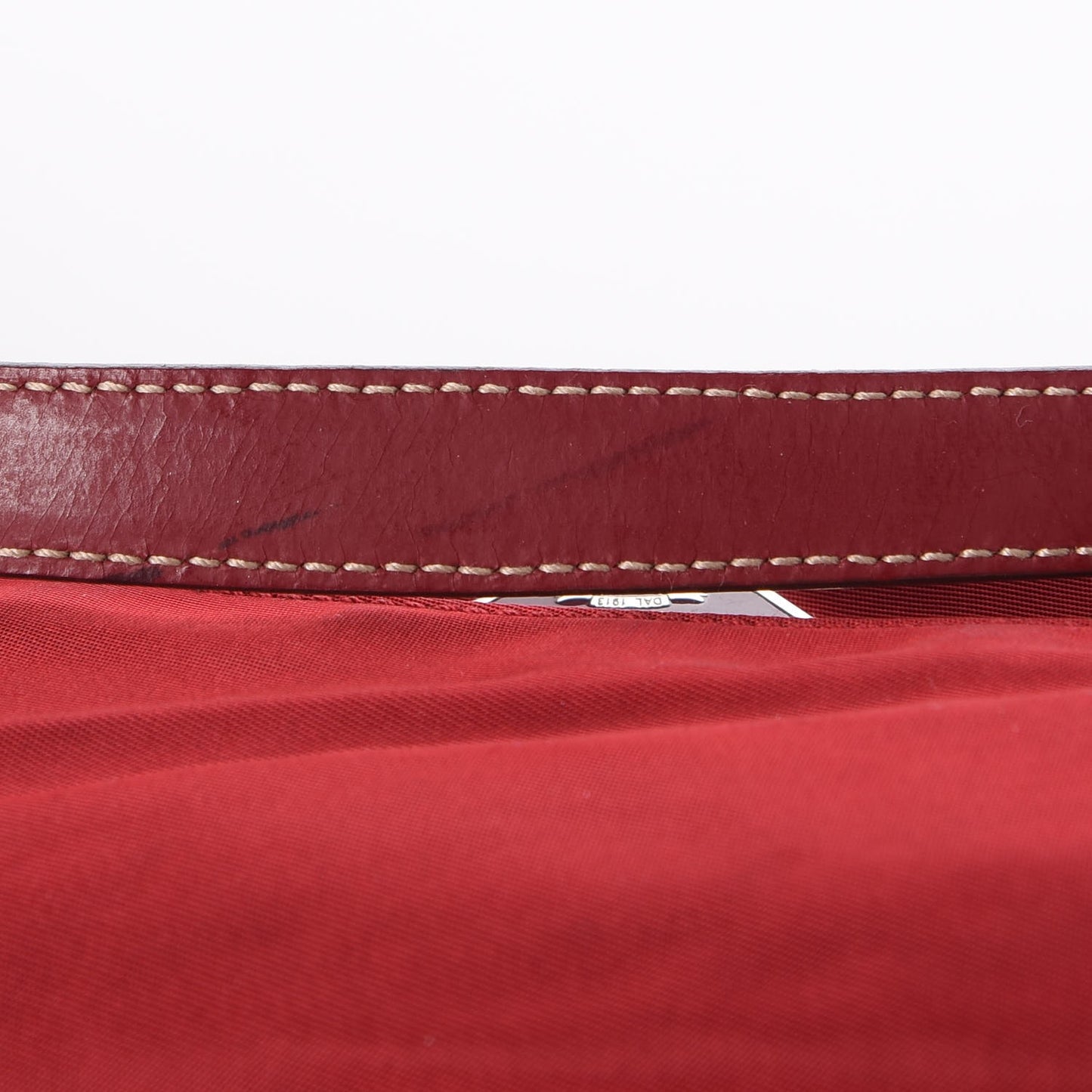 Tessuto Nylon Small Shoulder Bag Red