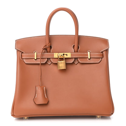 Hermes Swift Birkin 25 Gold 1 of 11