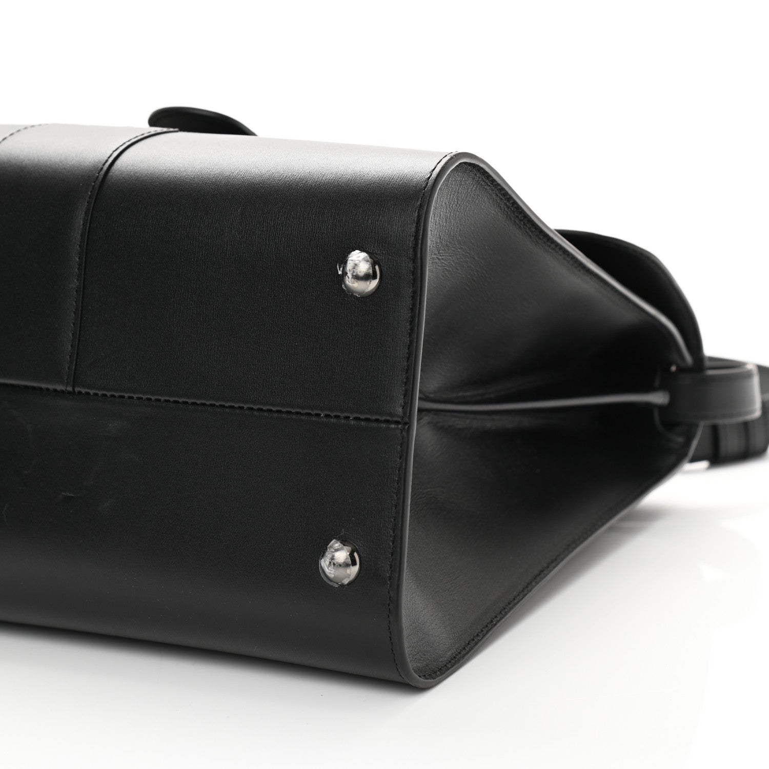 Delvaux Calfskin MM L'Humour Brillant Satchel Black 11 of 13