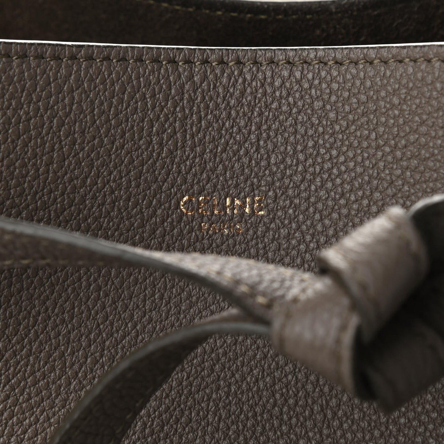 Soft Grained Calfskin Small Belt Cabas Phantom Taupe