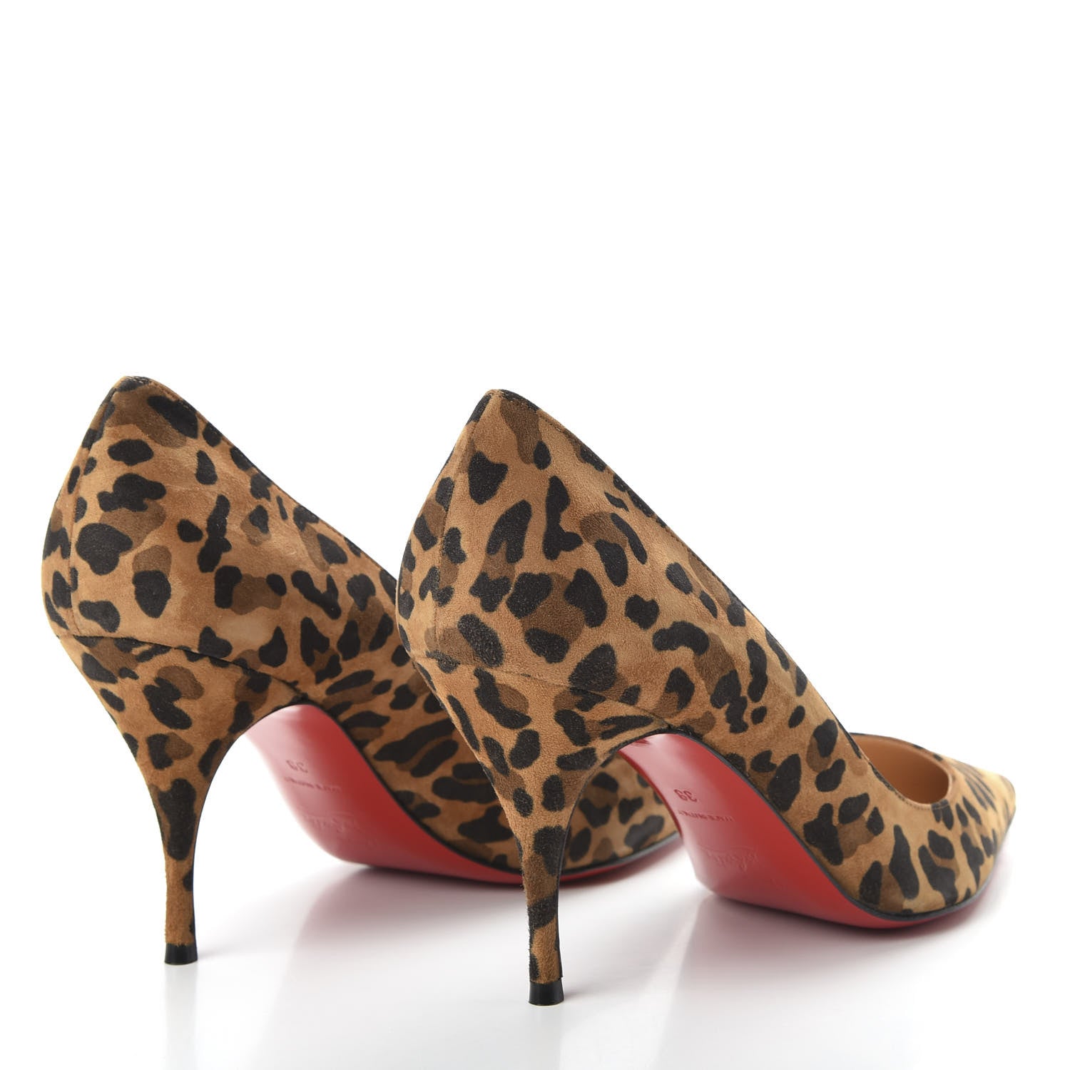 Christian Louboutin Veau Velours Clare 80 Pumps 38 Caramel 4 of 9