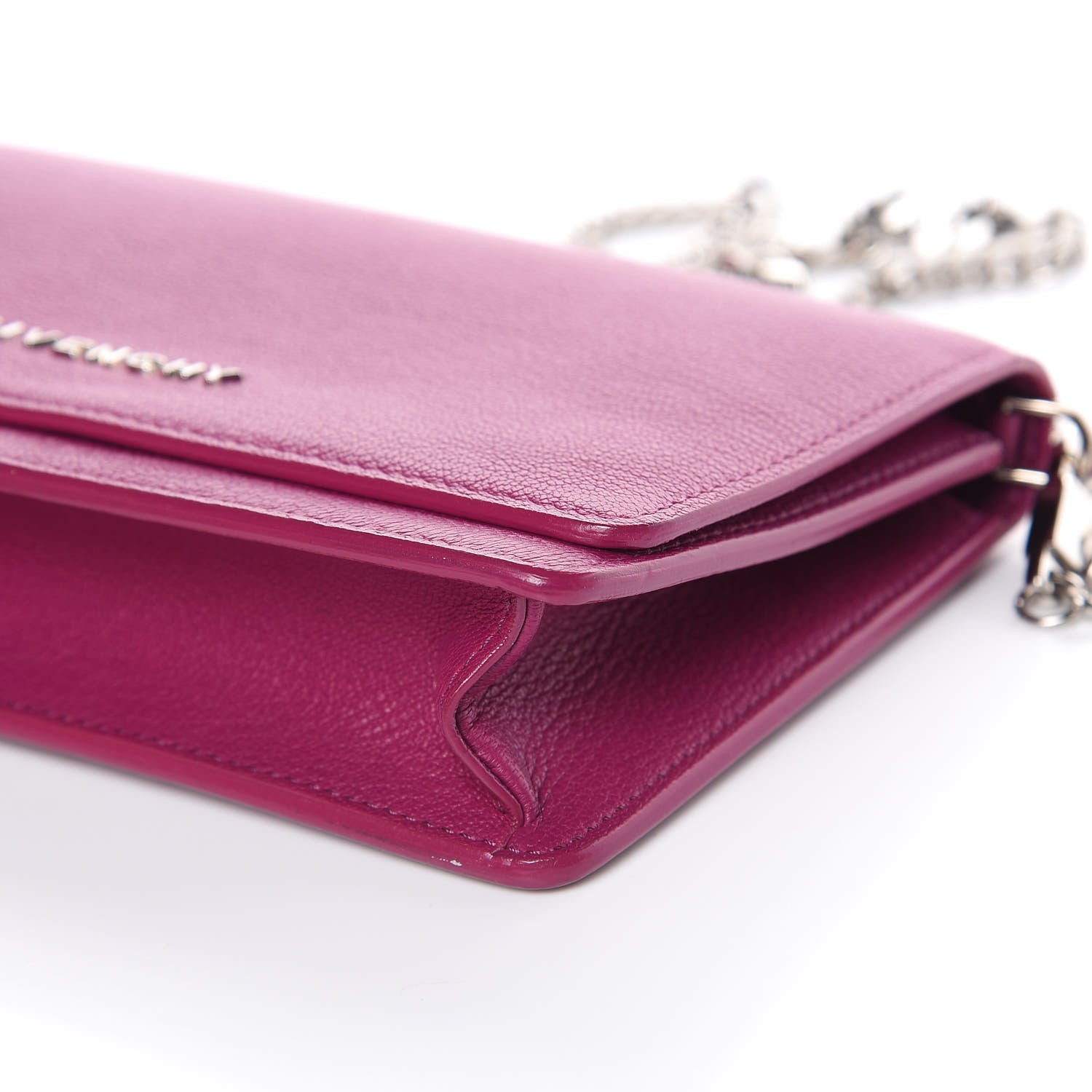 Givenchy Sugar Goatskin Pandora Chain Wallet Orchid Purple 8 of 14