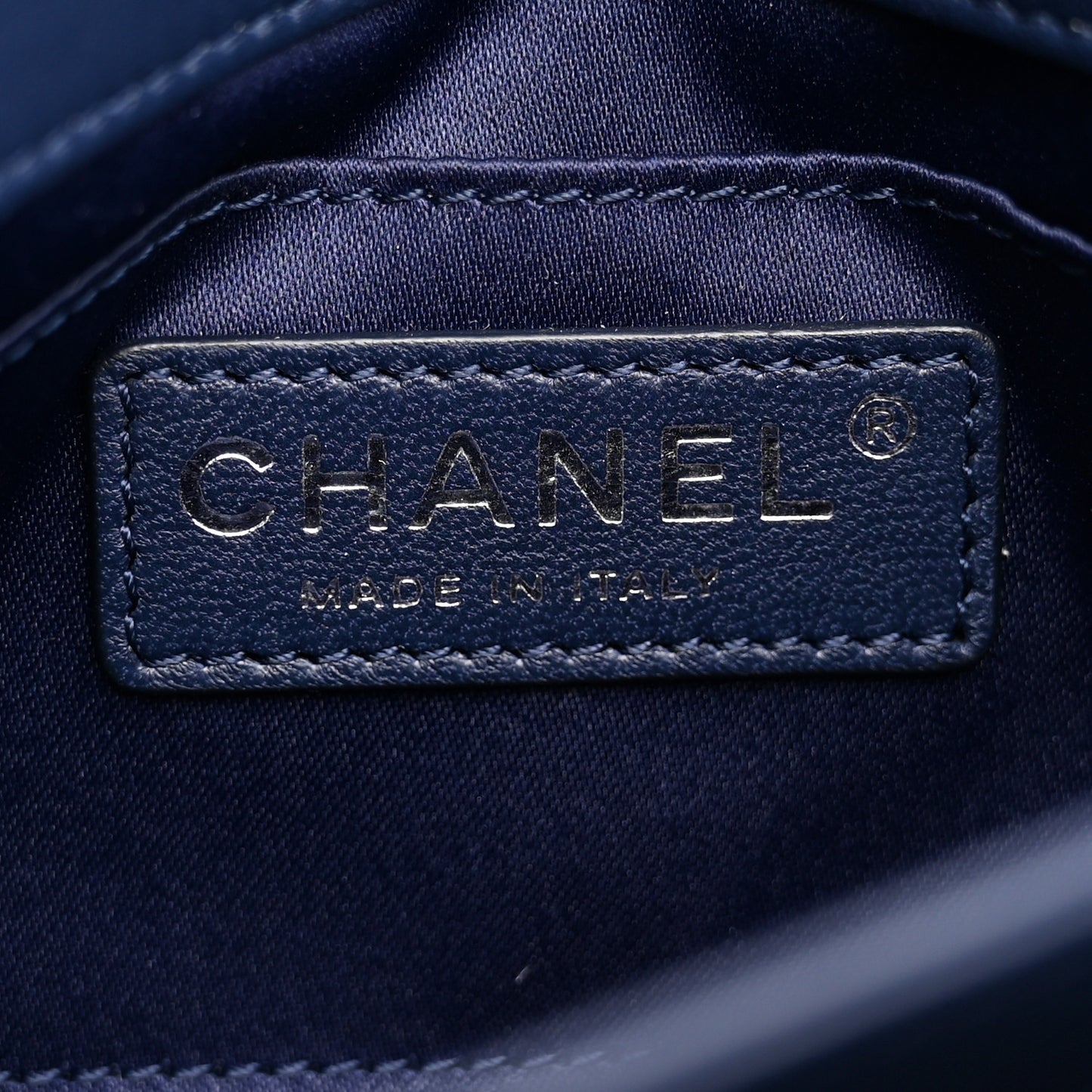 Lambskin Quilted By 4 Flap Navy