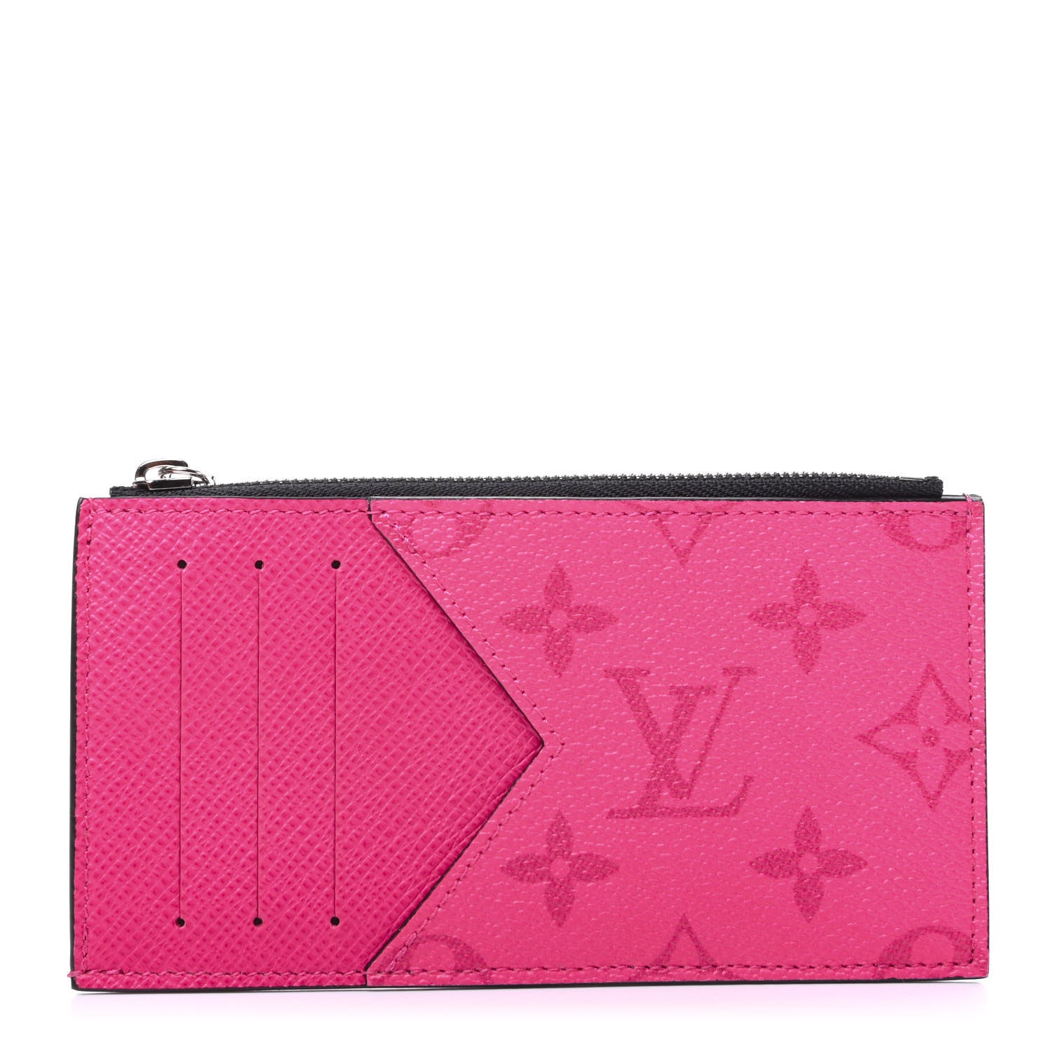Louis Vuitton Taigarama Coin Card Holder Fuchsia 1 of 6