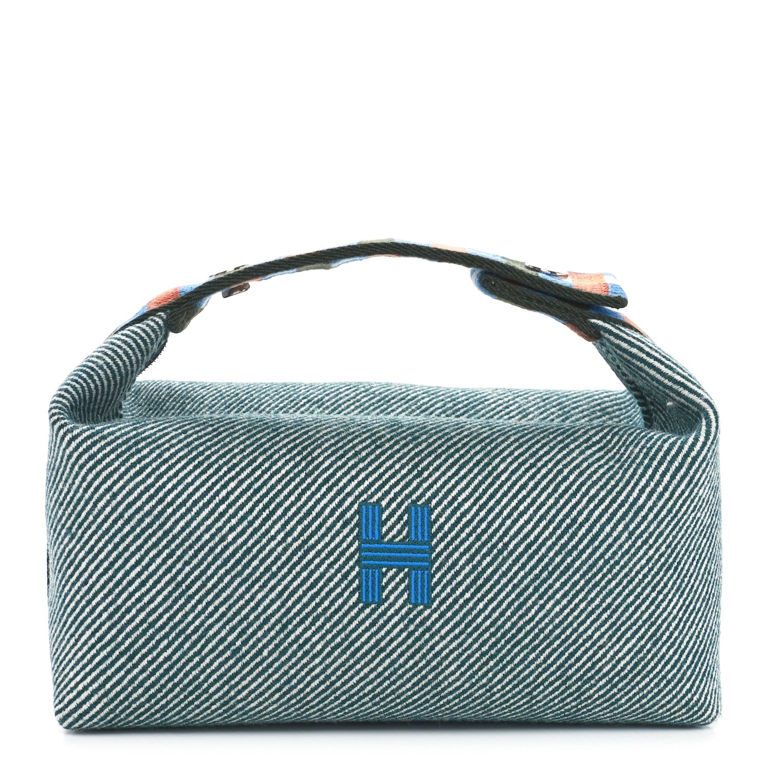 Hermes Wool Small Bride-A-Brac H Natte Pouch Vert Foret 1 of 9