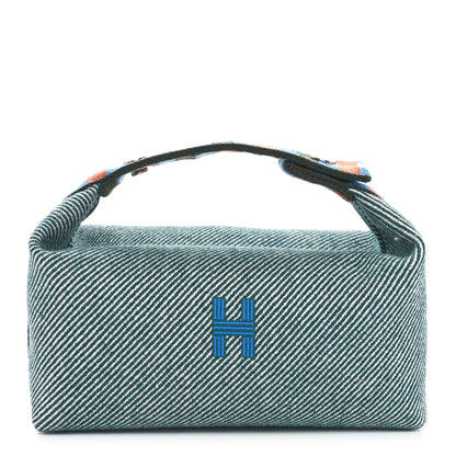Hermes Wool Small Bride-A-Brac H Natte Pouch Vert Foret 1 of 9