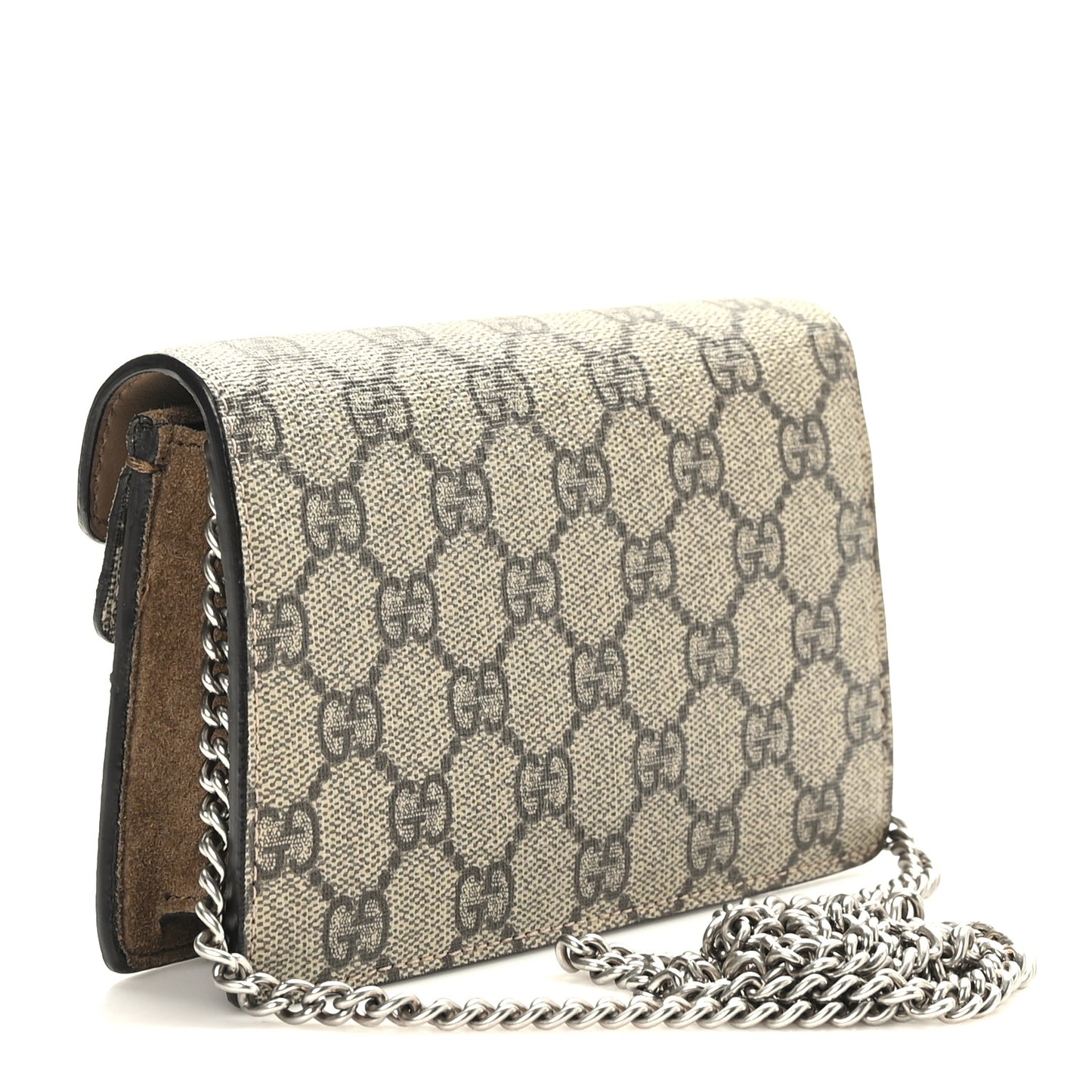 GG Supreme Monogram Super Mini Dionysus Shoulder Bag Taupe