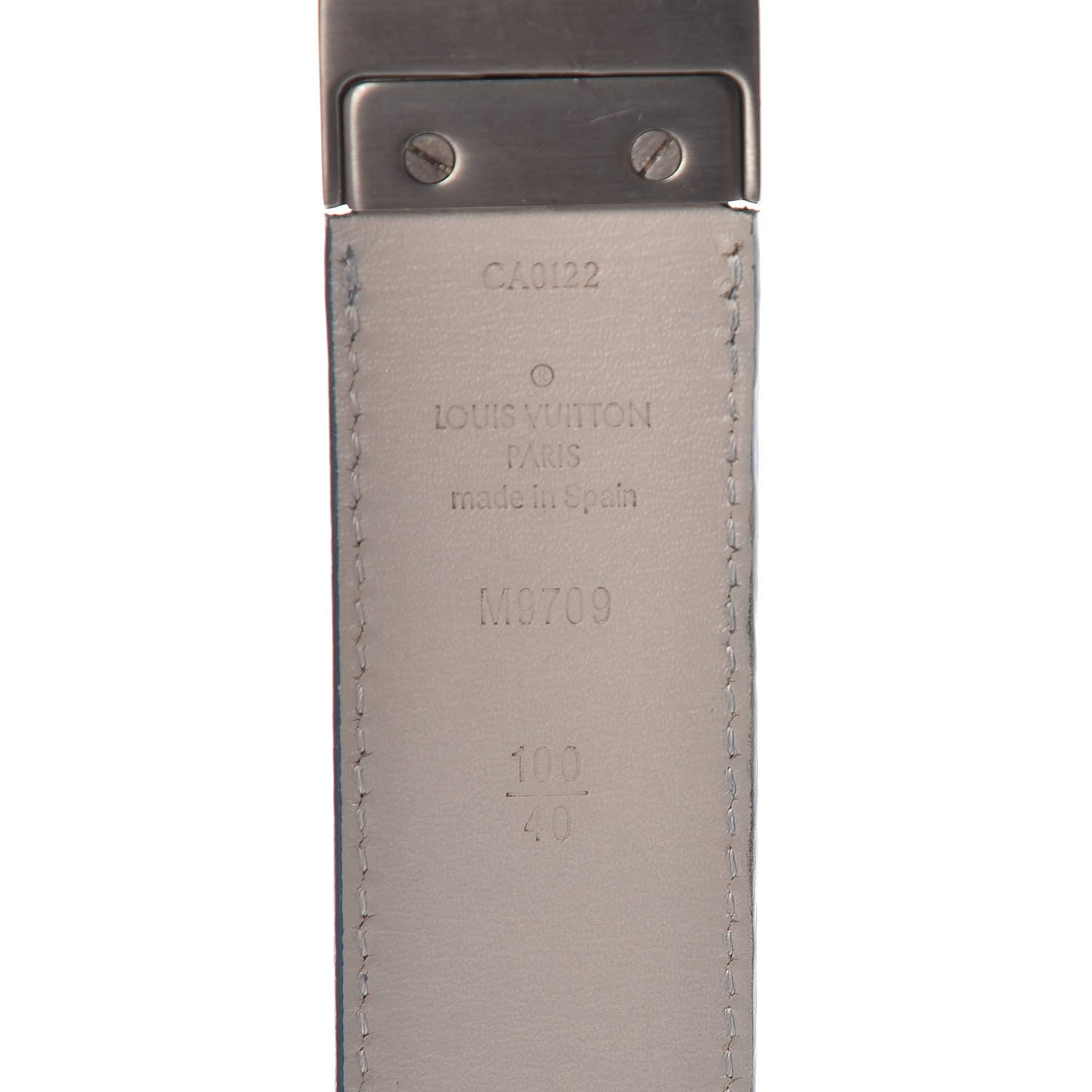 Louis Vuitton Damier Infini Calfskin 40mm Belt 100 6 of 11