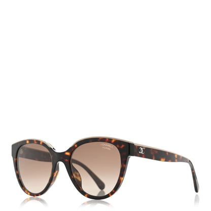 Chanel Acetate Polarized CC Butterfly Sunglasses 5414 Tortoise 1 of 8