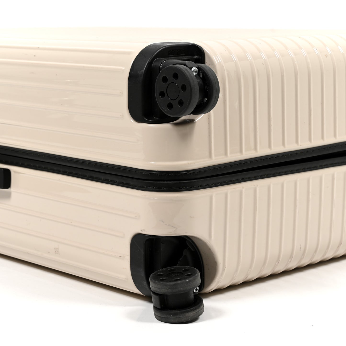 Gloss Polycarbonate Essential Lite Check-In L Ivory Beige
