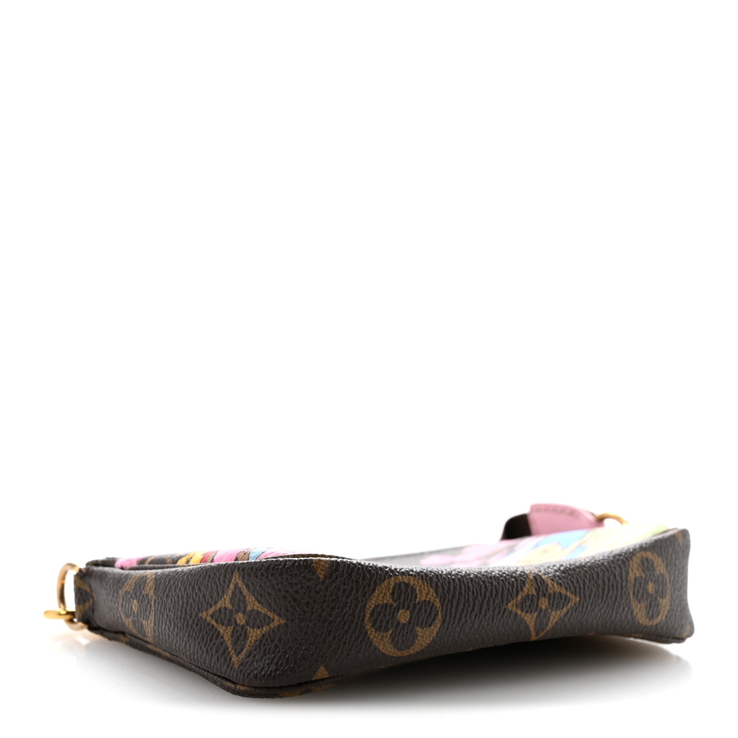 Louis Vuitton Monogram 2021 Christmas Animation Japanese Garden Mini Pochette Accessories Wisteria Pink 4 of 9