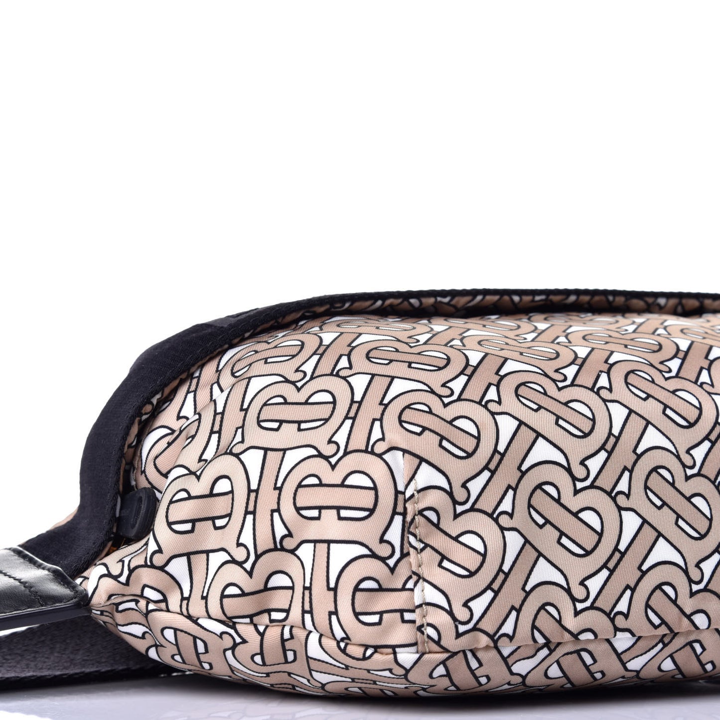 Nylon Monogram Sonny Bum Bag Beige