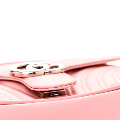 Gucci Calfskin Matelasse Small GG Marmont Shoulder Bag Wild Rose 11 of 11