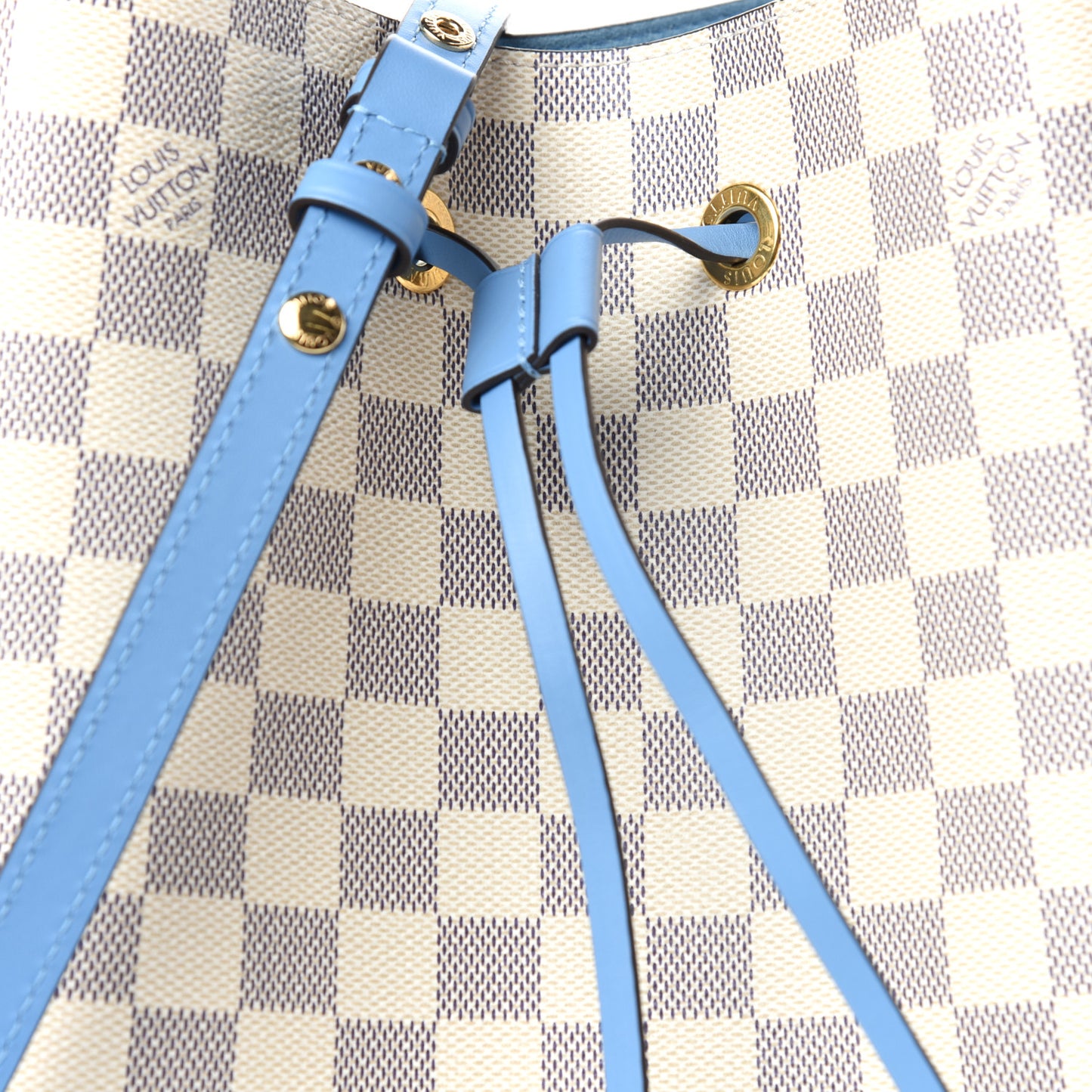 Damier Azur Neonoe MM Bleuet