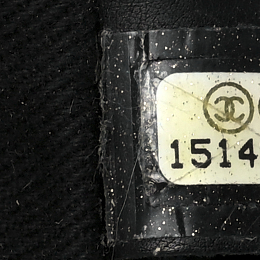 Vinyl Quilted In The Business Flap Bag Black