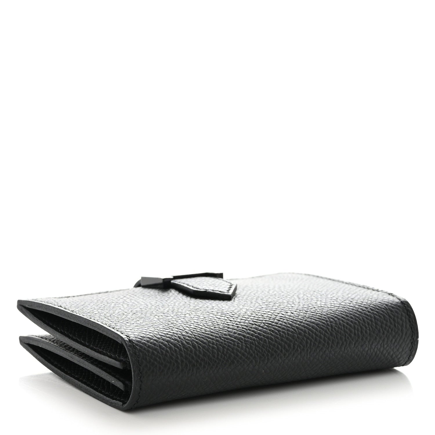 Hermes Epsom Monochrome Bearn Card Holder Wallet Black 4 of 9