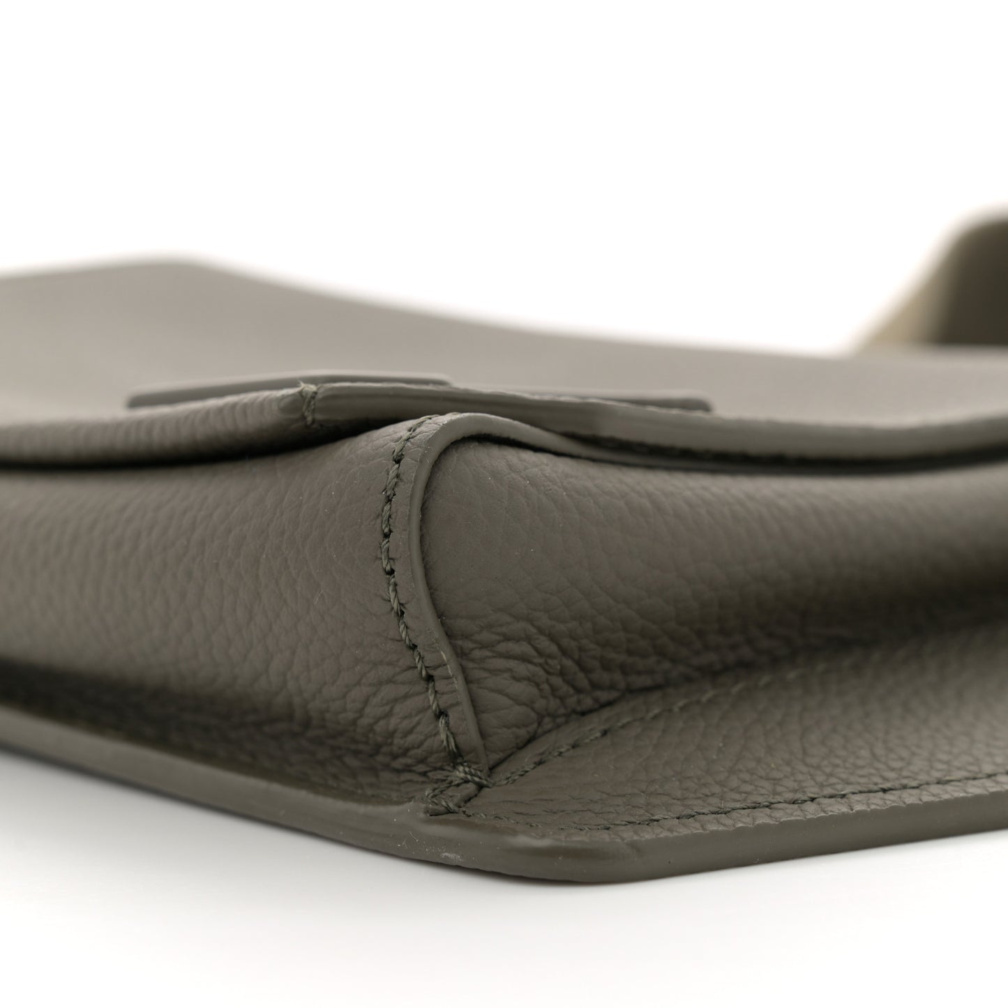 Grained Calfskin Aerogram Slingbag Khaki