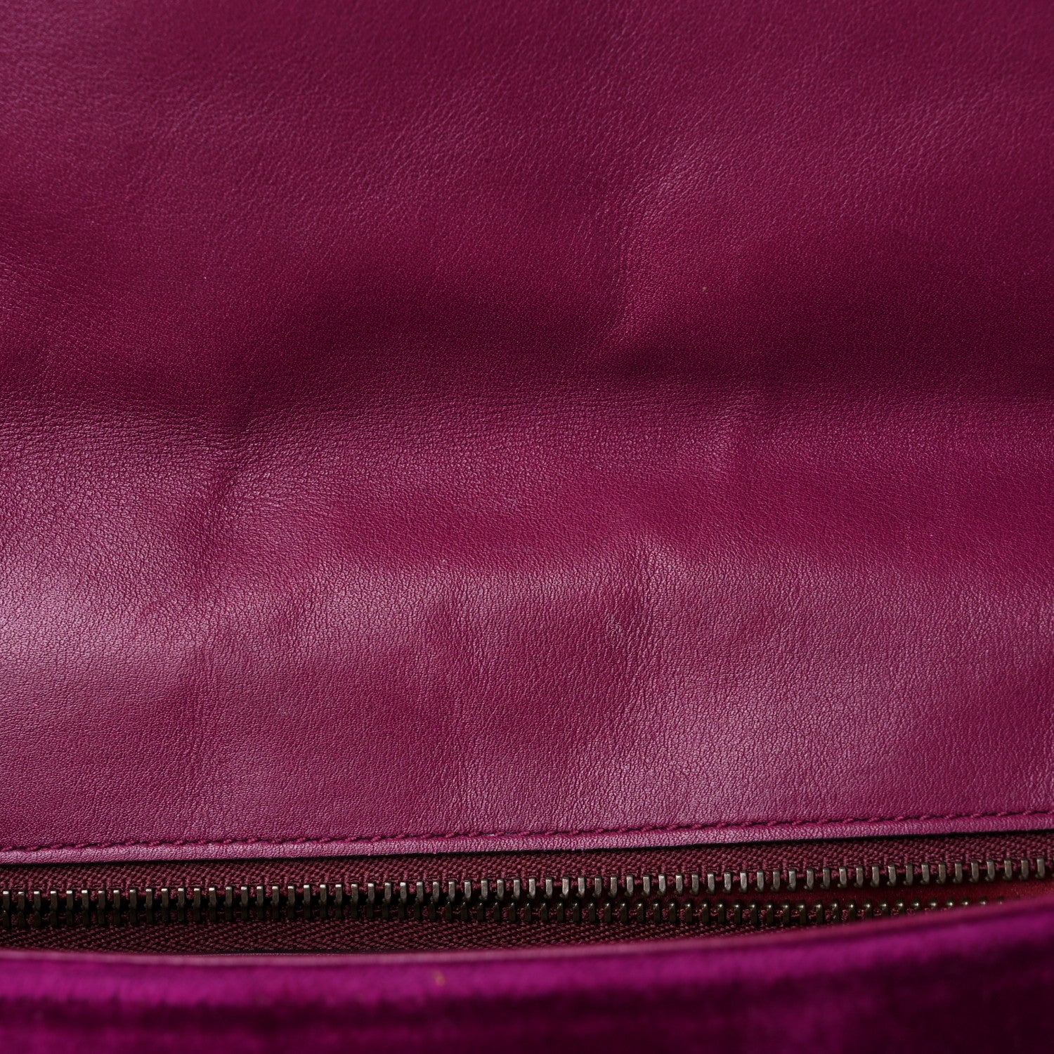 Gucci Velvet Matelasse Medium GG Marmont Shoulder Bag Fuchsia Violet Cyclamen 14 of 25